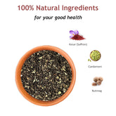 Bluebud Kesar Chai Patti Pack Of 2 X 200gm, 7.05 Ounce Each - 200 Cups | Premium Assam CTC Tea With 100% Natural Spices - Saffron Tea Hand Blended Teas | Homemade Recipe